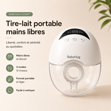 BabyHug Flow™ – Tire-lait portable mains libres
